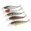 Kit Iscas Artificiais Tucunaré Explosivo 1/2 Meia Água de 8 cm e 6g Pesca Tucunaré Robalo Dourado Traíra Black Bass